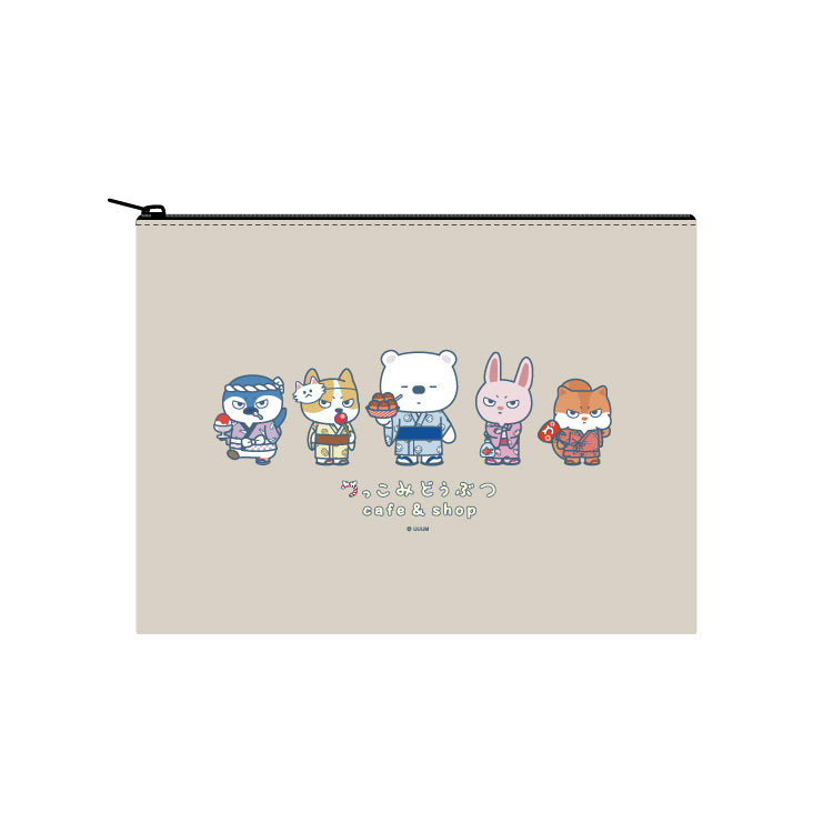 【つっこみどうぶつ cafe&shop】キャンバスポーチ