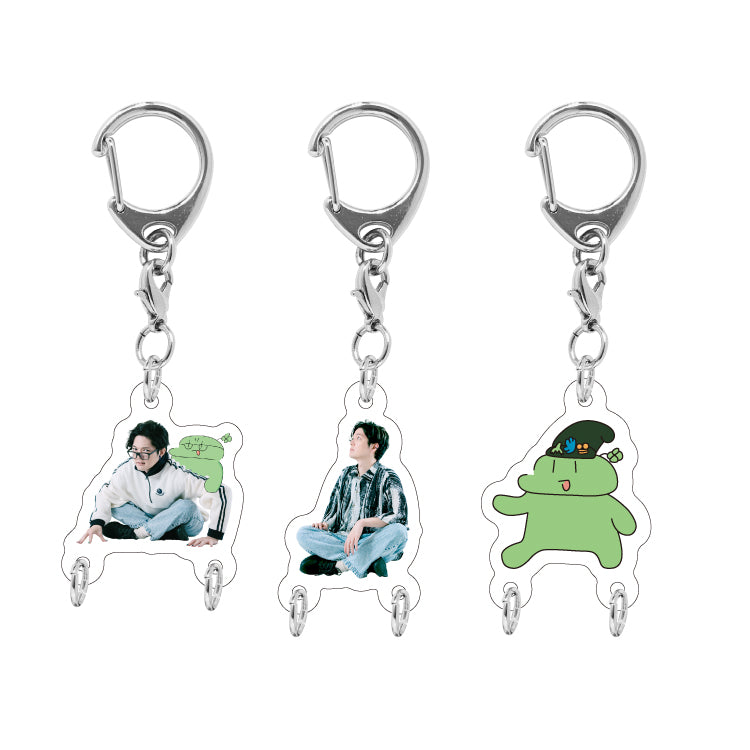 【のばまんゲームス】超ダブル連結連結アクリルキーホルダー(のばまん)