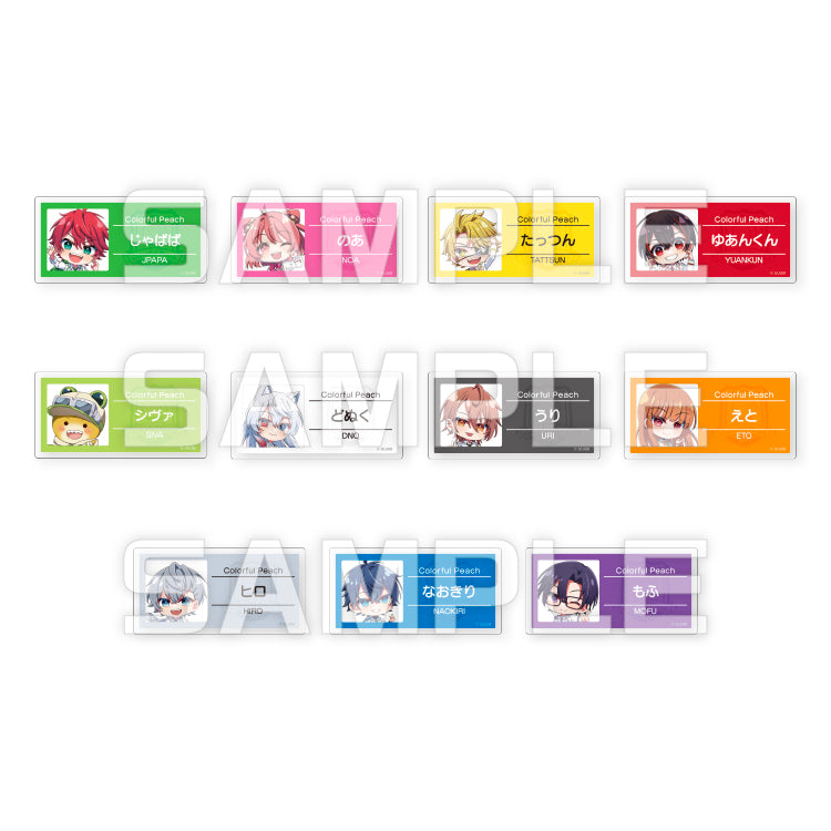 【カラフルピーチ】からぴちパラダイス2025 トレーディング名札バッジ(11種ランダム)