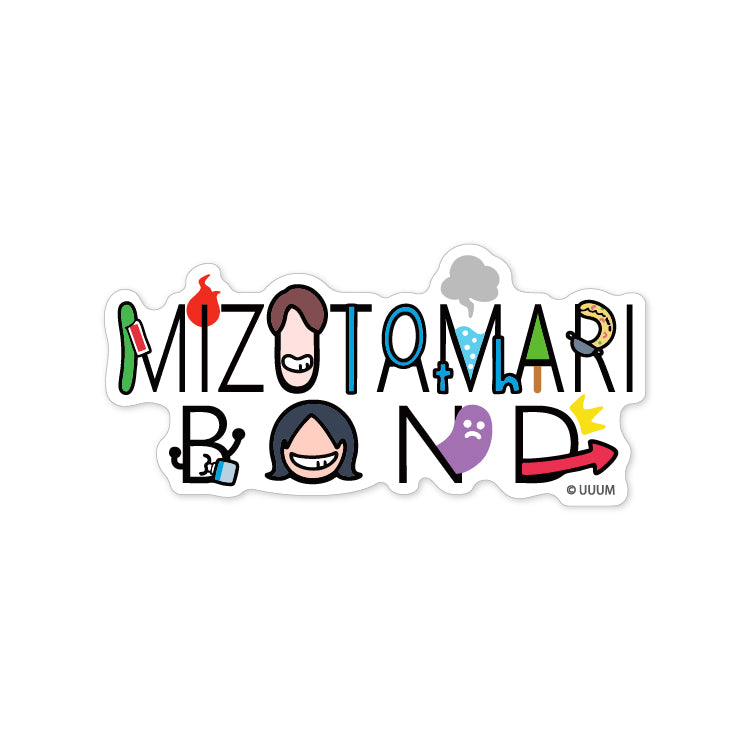 【水溜りボンド10周年記念POP UP SHOP】ロゴステッカー