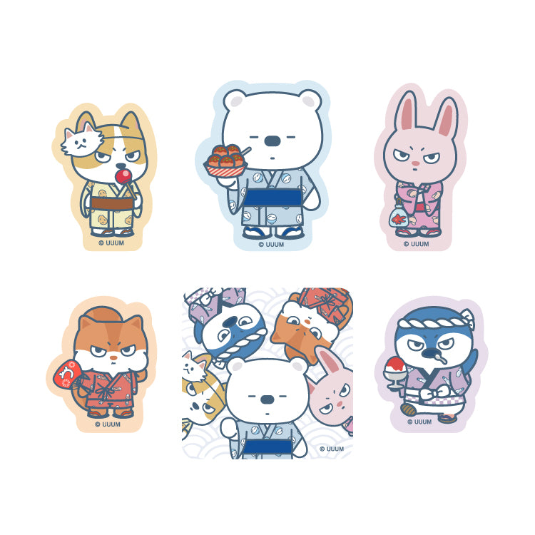 【つっこみどうぶつ cafe&shop】ステッカー