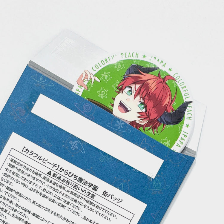 【カラフルピーチ】からぴち魔法学園 缶バッジ