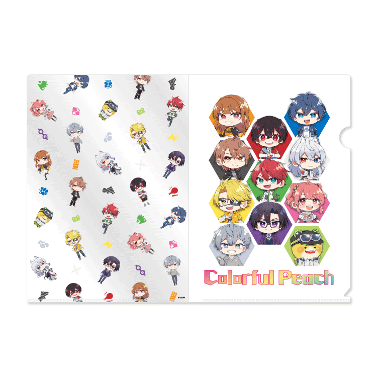 【カラフルピーチ】からぴちコレクション クリアファイル