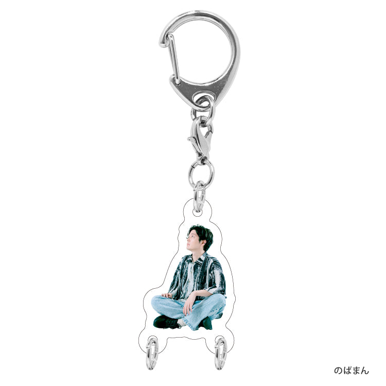 【のばまんゲームス】超ダブル連結連結アクリルキーホルダー(のばまん)