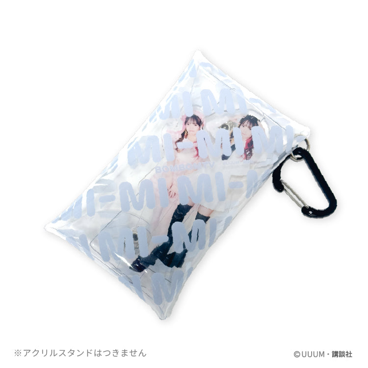 【ボンボンTV】推し活グッズ クリアマルチケース(みーみver)