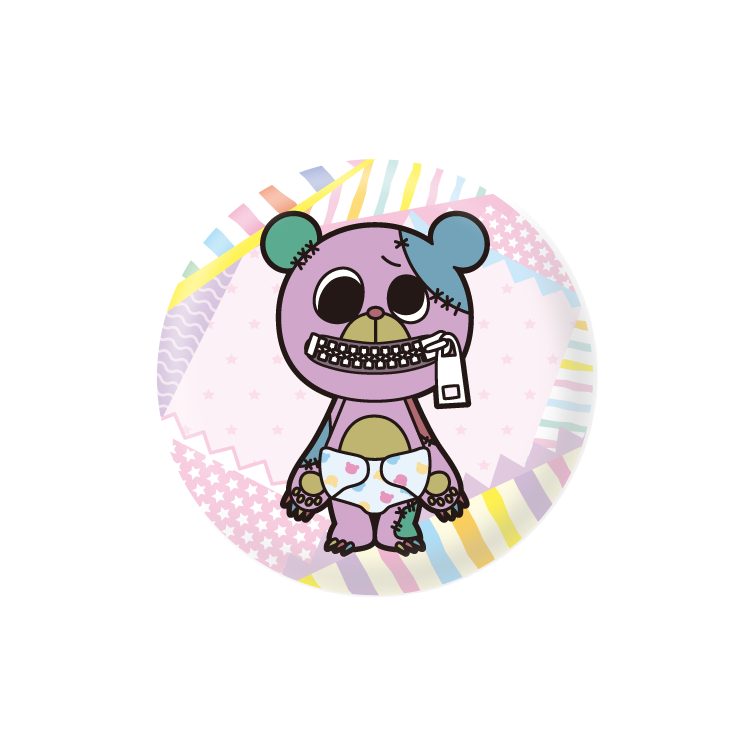 ねぇね描き下ろし!第1弾ララベア&まーおートレーディング缶バッジ