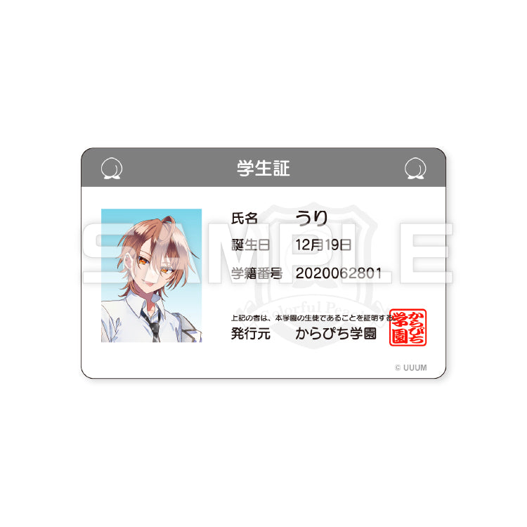 【カラフルピーチ】からぴちパラダイス2025 トレーディング学生証(11種ランダム)