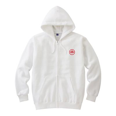 【レース応援グッズ】パーカー(白)