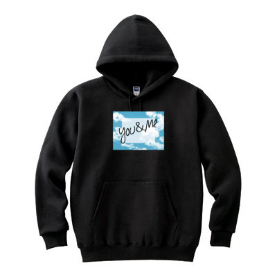 you&meフーデッドパーカー(デザインE)