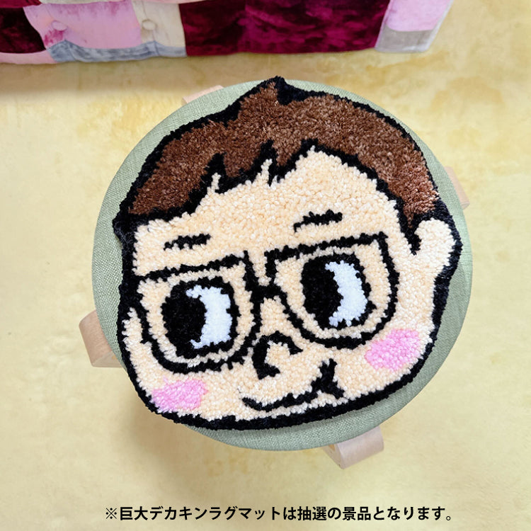 【デカキンイェイぱふジップパーカー(高級海苔おにぎりver.)】おまけ付き(キッズ)