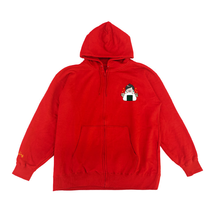 【デカキンイェイぱふジップパーカー(高級海苔おにぎりver.)】おまけ付き