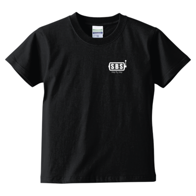 SBS DOUBLE UP 両面キッズTシャツ(白ロゴ)
