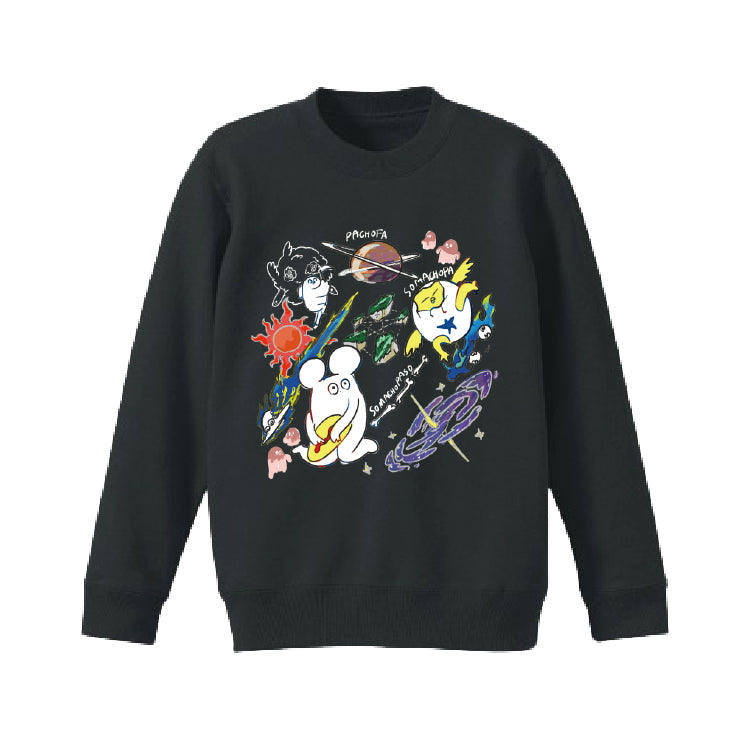 ゲーム10万ダウンロード記念スウェット(ブラック)