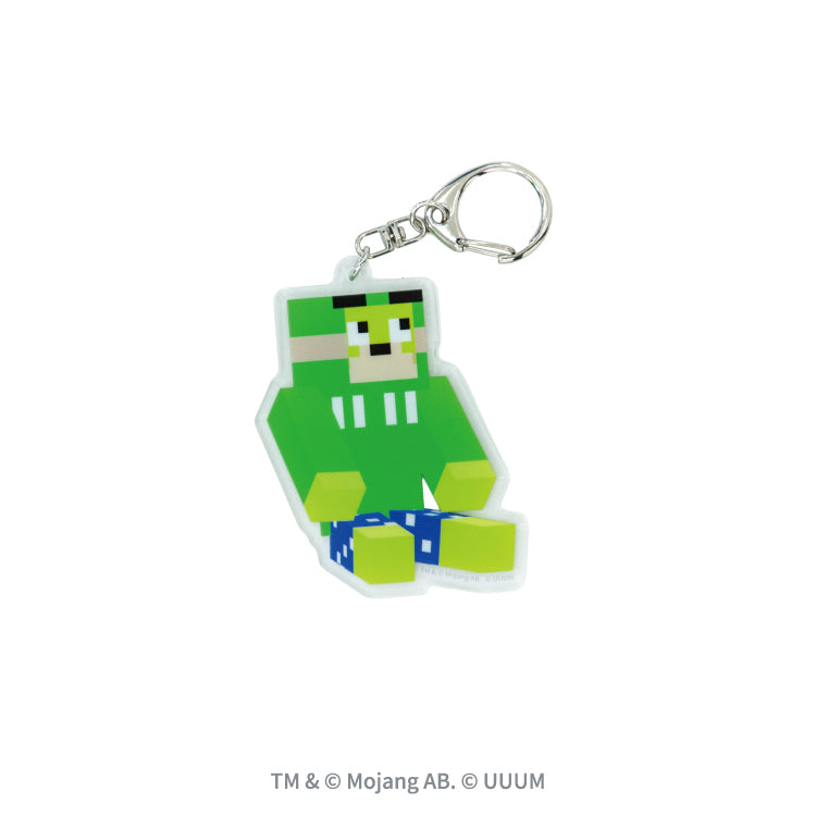 Minecraft【カラフルピーチ】アクリルキーホルダー