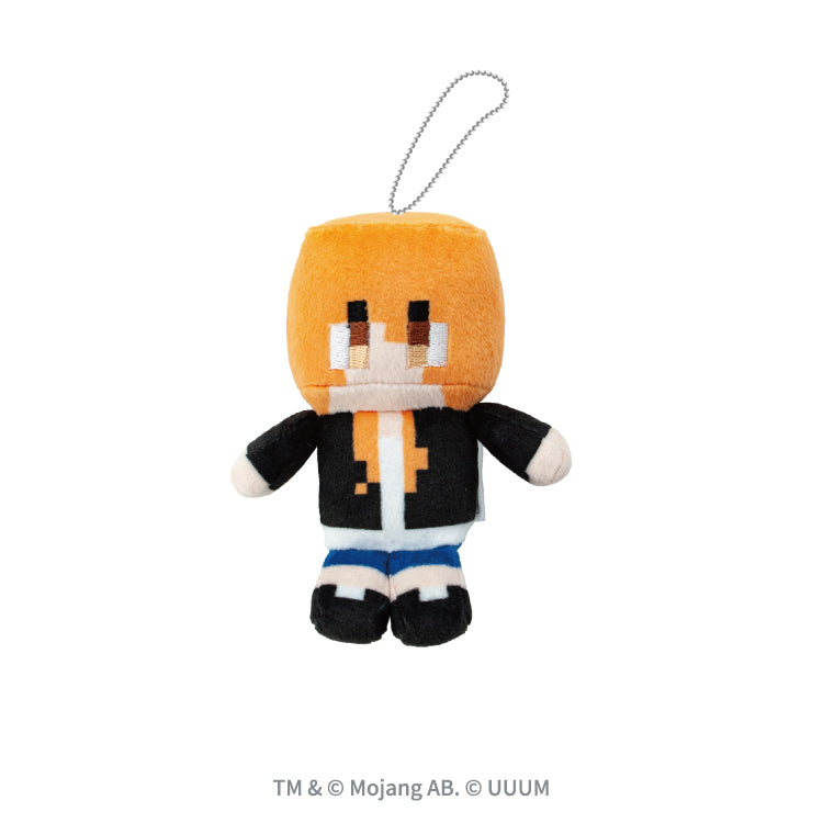 Minecraft【カラフルピーチ】ぬいぐるみキーホルダー