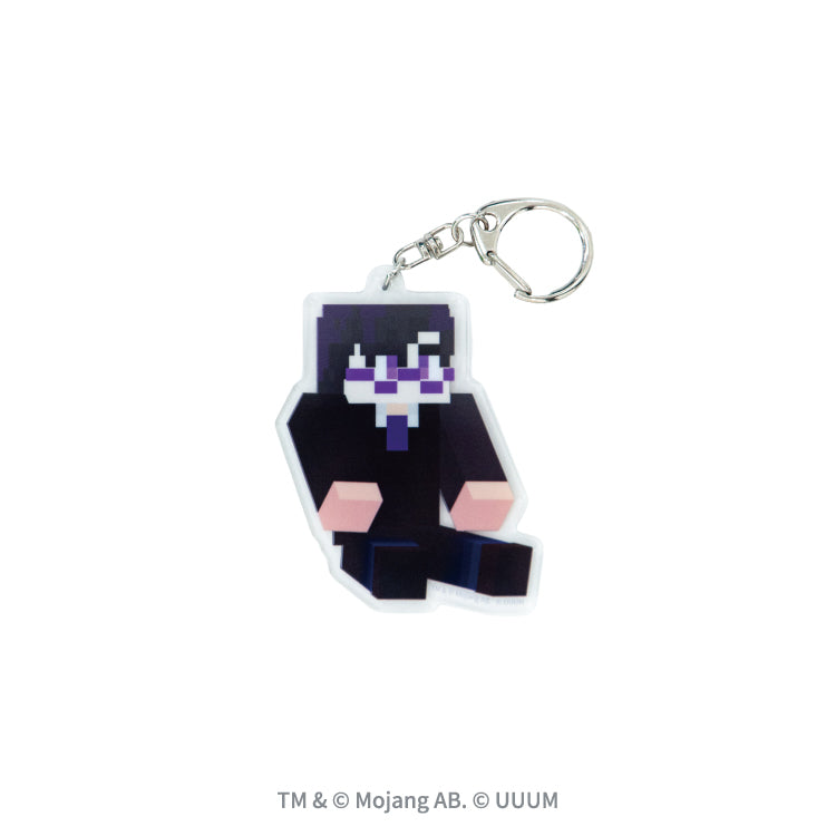 Minecraft【カラフルピーチ】アクリルキーホルダー