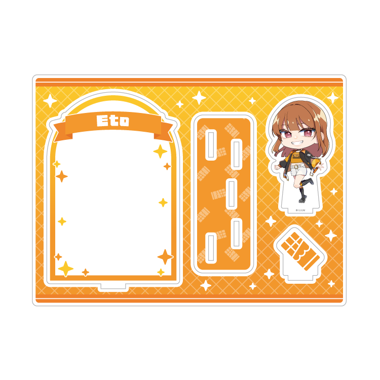 【カラフルピーチ】からぴちコレクション トレカ付き!トレカスタンド