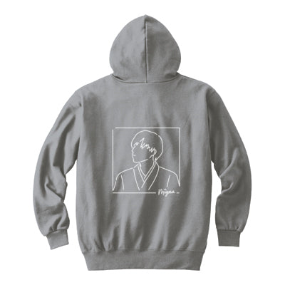 【新作】2021 Miyau バックプリント パーカー(ホワイトロゴ)