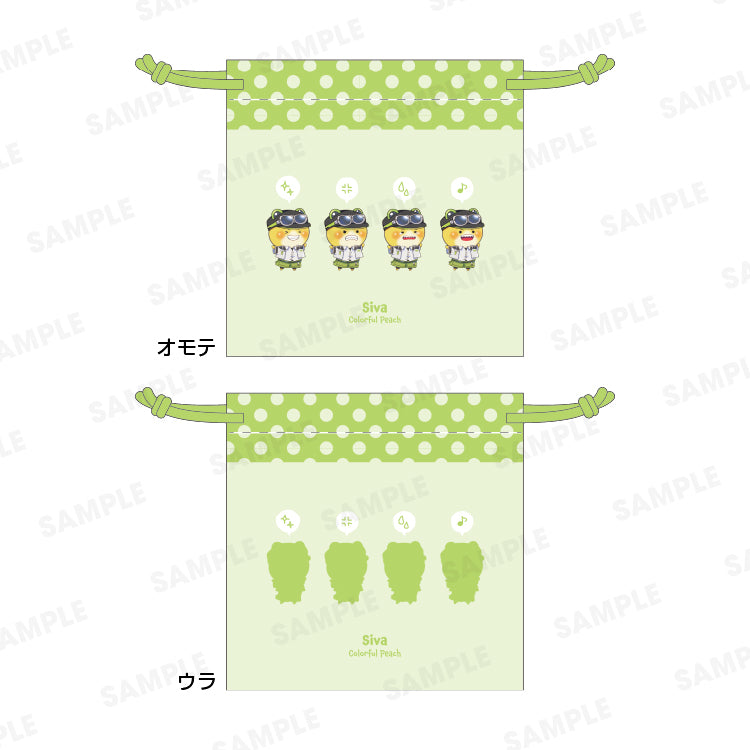 【カラフルピーチ】からぴちコレクションvol.2 きんちゃくポーチ