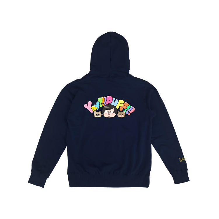 【デカキンイェイぱふジップパーカー(高級海苔おにぎりver.)】おまけ付き(キッズ)