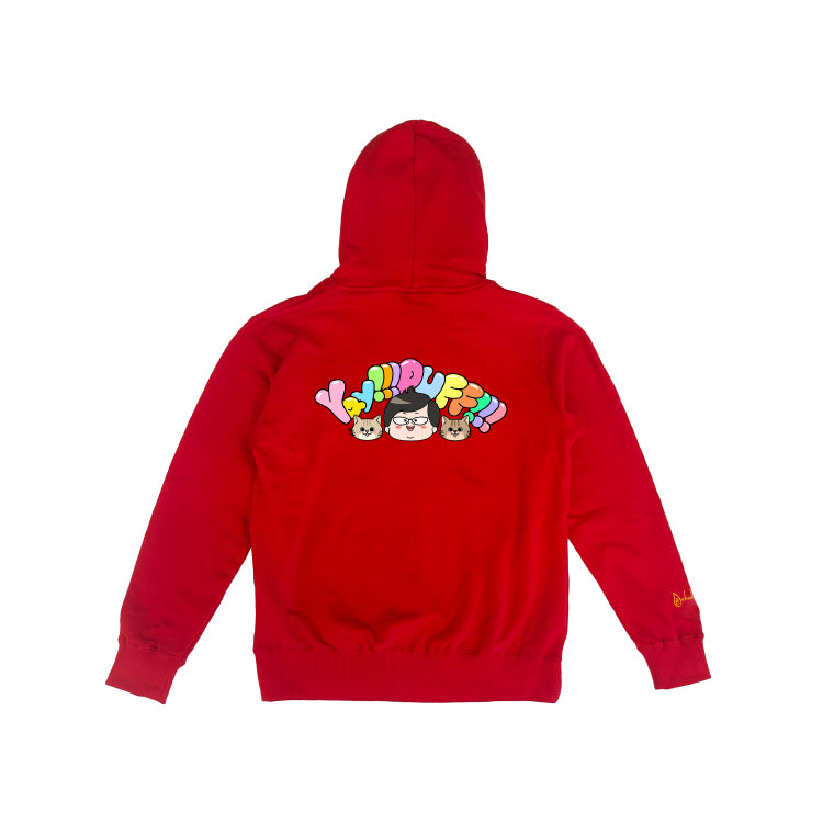 【デカキンイェイぱふジップパーカー(高級海苔おにぎりver.)】おまけ付き(キッズ)