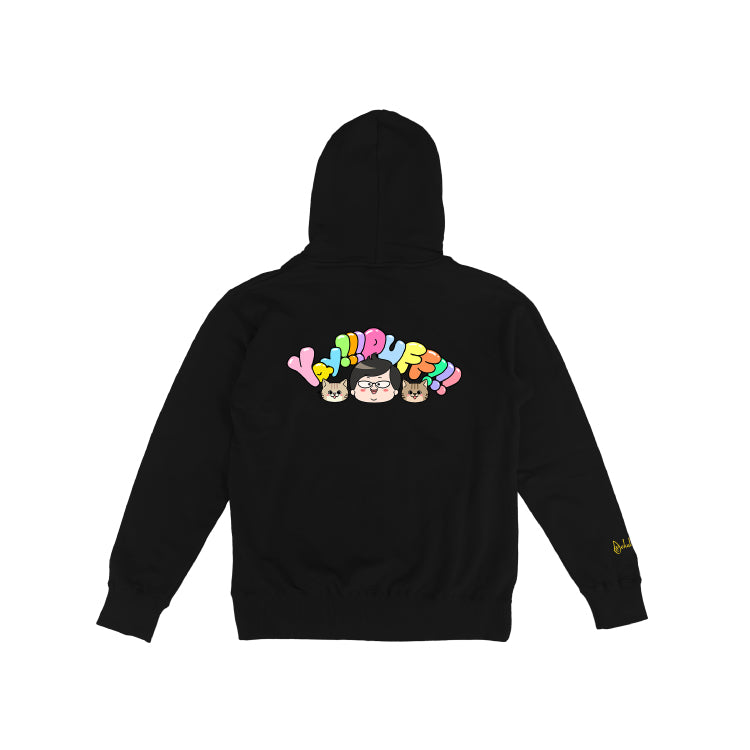 【デカキンイェイぱふジップパーカー(高級海苔おにぎりver.)】おまけ付き(キッズ)