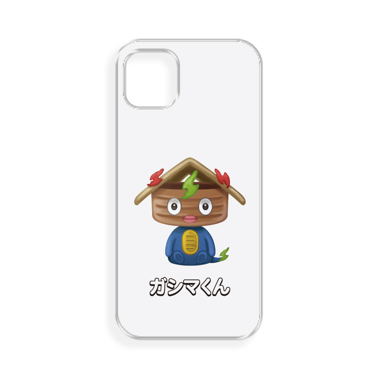 けえ【島育ち】推しiPhone 11 Pro Max クリアケース(ガシマくん)