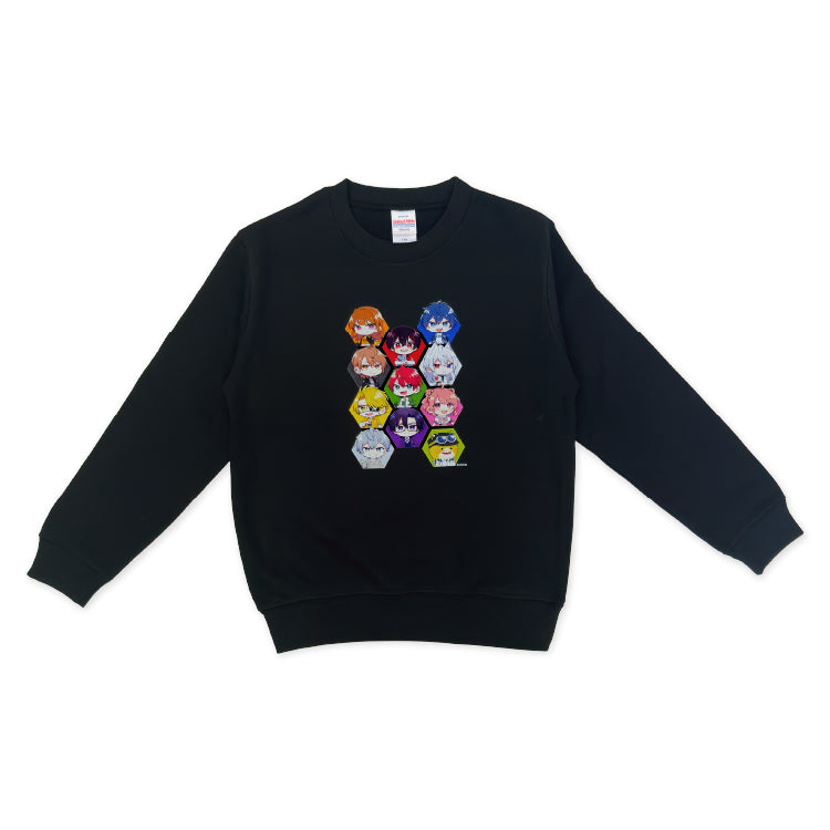 【カラフルピーチ】からぴちコレクション キッズスウェット(ミニキャラ Ver.)