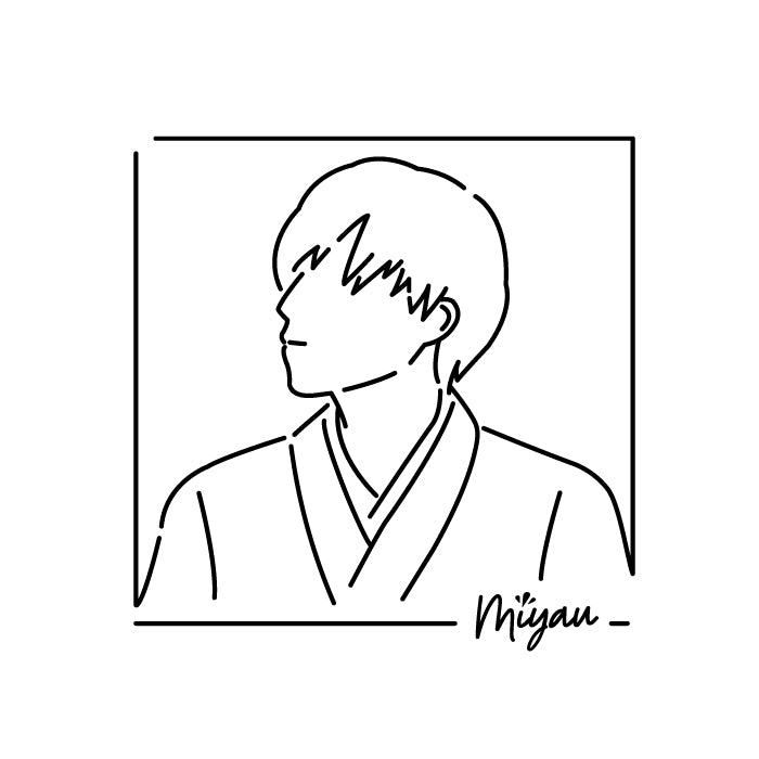 【新作】2021 Miyau バックプリント ロンT(ホワイトロゴ)