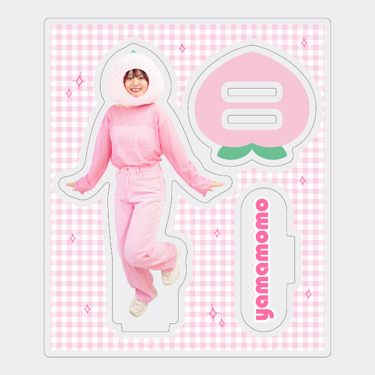 やまももアクリルスタンド -桃-