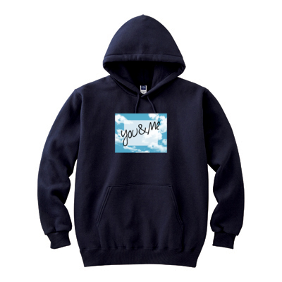 you&meフーデッドパーカー(デザインE)