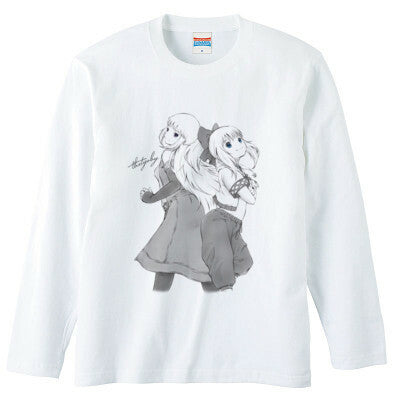 チョビさんのロングTシャツ(ホワイト)