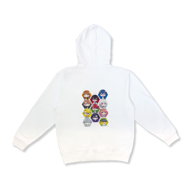 【カラフルピーチ】からぴちコレクション フルジップパーカー(ミニキャラ Ver.)