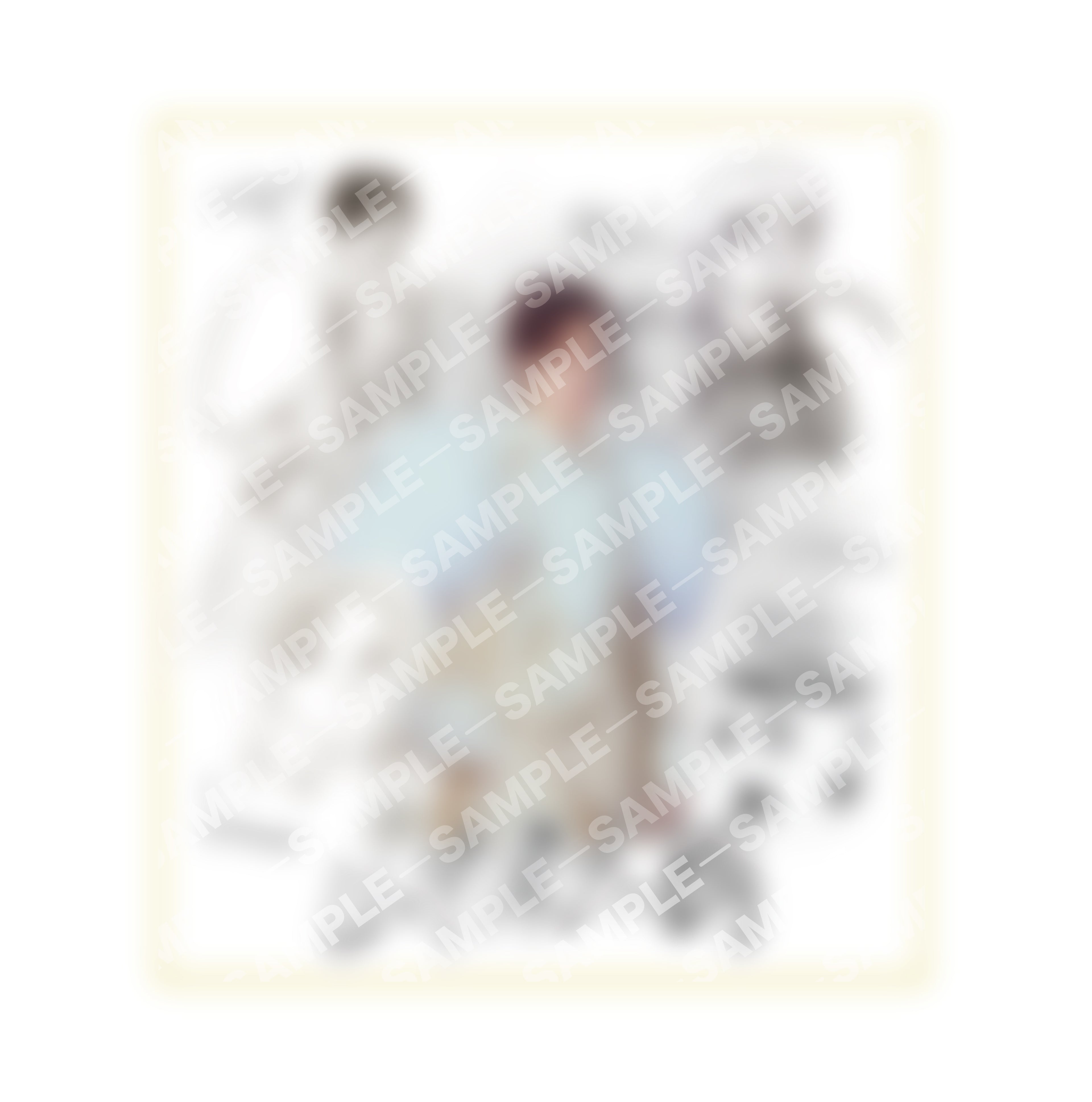 のぞいてみるく?展 画伯は誰だ?似顔絵色紙(山中柔太朗)