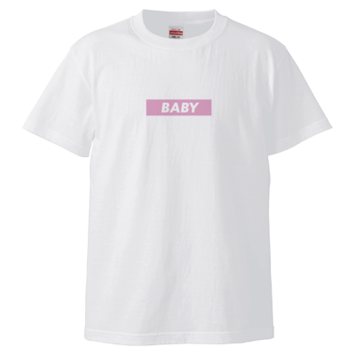 BABY半そでTシャツ PEACH PINK