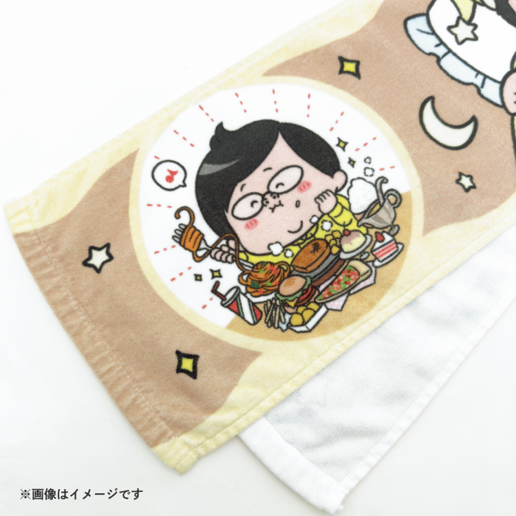 デカキンマフラータオル ステッカー2枚付き