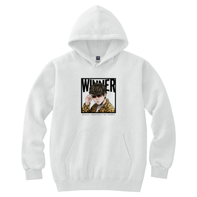 【よしなま】人生1回きりの格好パーカー(ホワイト)