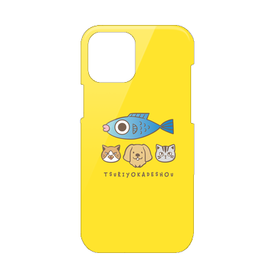 【釣りよかでしょう。】釣りよかくんまりもまるみーケース iPhone12 Pro Max(イエロー)
