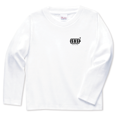 SBS DOUBLE UP 両面キッズロンT(黒ロゴ)