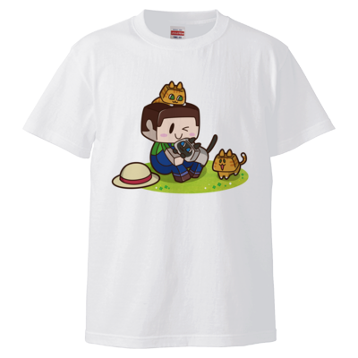 たこらいすオリジナルグッズ ねことたこさん(Tシャツ)