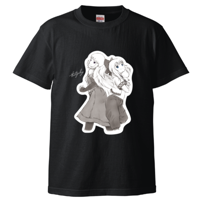 チョビさんのTシャツ(ブラック)