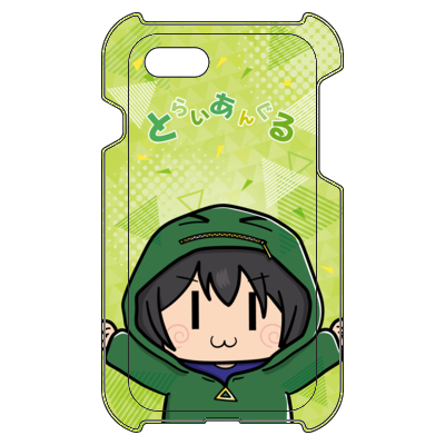 とらいあんぐる△iphone7/8ハードカバーケース / A柄