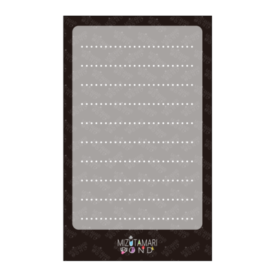 【水溜りボンド】卓上メモ(ブラック)