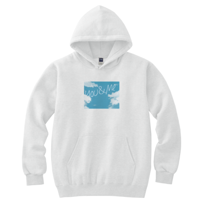 you&meフーデッドパーカー(デザインB)