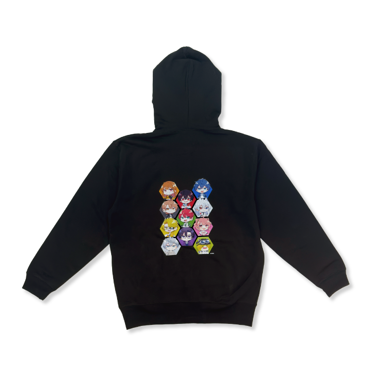 【カラフルピーチ】からぴちコレクション フルジップパーカー(ミニキャラ Ver.)