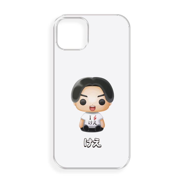 けえ【島育ち】推しiPhone 14 Plus クリアケース(けえ)