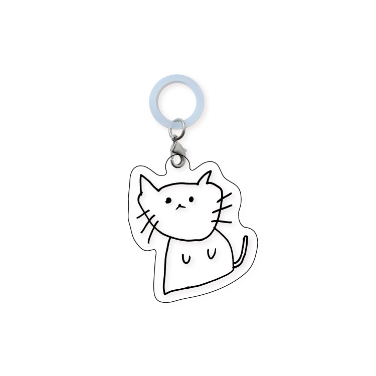 はまちこちゃんねる_にゃんこの日チャリティー【めじるしチャーム】