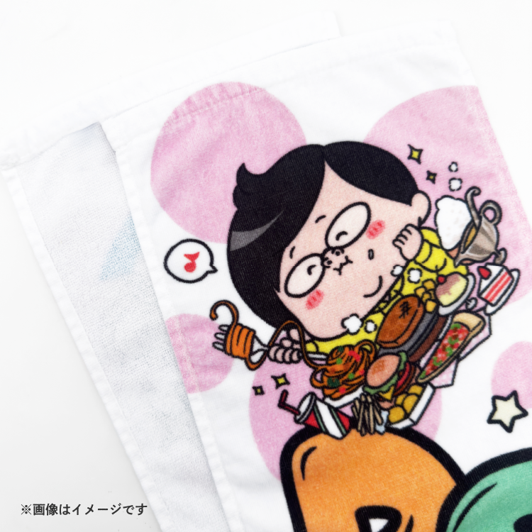 デカキンマフラータオル ステッカー2枚付き