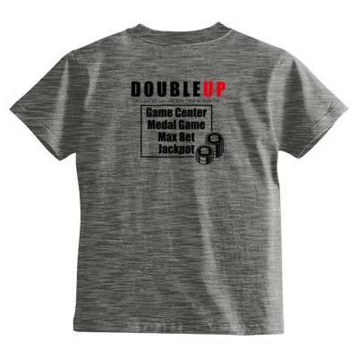 SBS DOUBLE UP 両面キッズTシャツ(黒ロゴ)