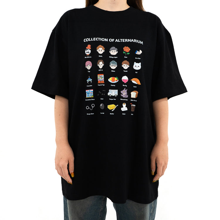 【おるたなChannel】シン・ALTERNARIUMTシャツ(ブラック)